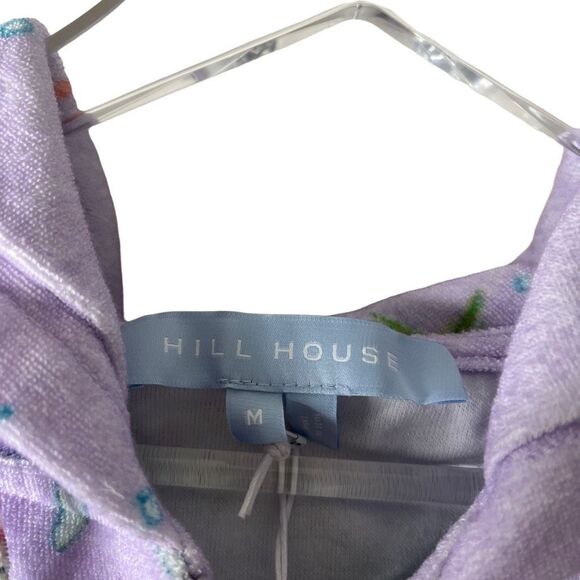 NWT Hill House The Allie Zip-Up Sea Creatures Terry Size Medium - Picture 8 of 10